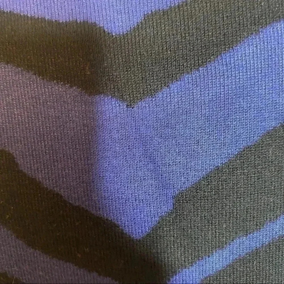 Express zebra print blue bodycon dress Small - Picture 7 of 9